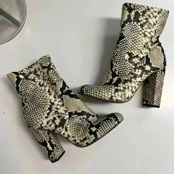 Call It Spring snakeskin booties - Picture 1 of 6